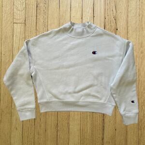 Vintage Champion Reverse Weave Crewneck Sweatshirt Women X Large White 90s Logo